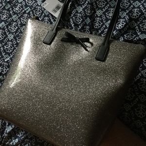 *SOLD*🌸NWT🌸 Kate Spade Jeralyn Gray Sparkle Tote
